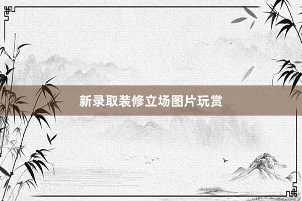 新录取装修立场图片玩赏